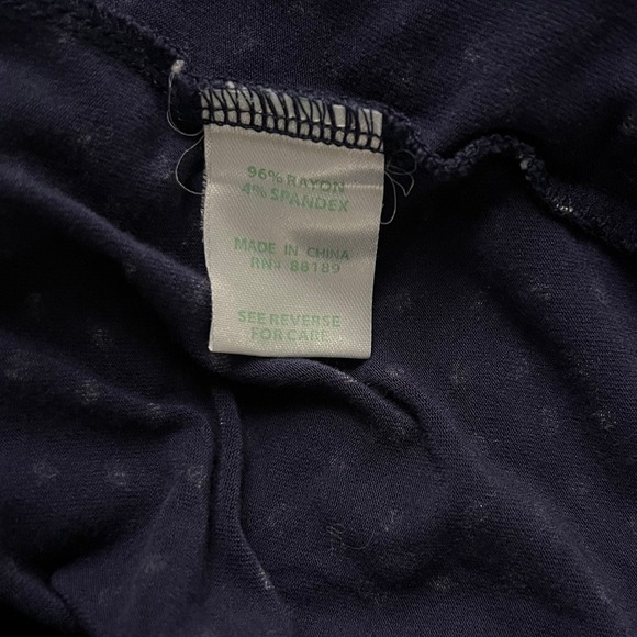 Lilly Pulitzer Polka Dot Wrap Dress Casual  Navy Blue White S - Picture 5 of 6